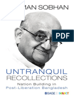 Rehman Sobhan - Untranquil Recollections - Nation Building in Post-Liberation Bangladesh (2021, SAGE Publications) - Libgen - Li