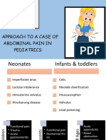 Approach To A Case of Abdominal Pain in Pediatrics
