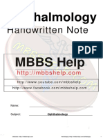 Ophthalmology Dams Notes 2018