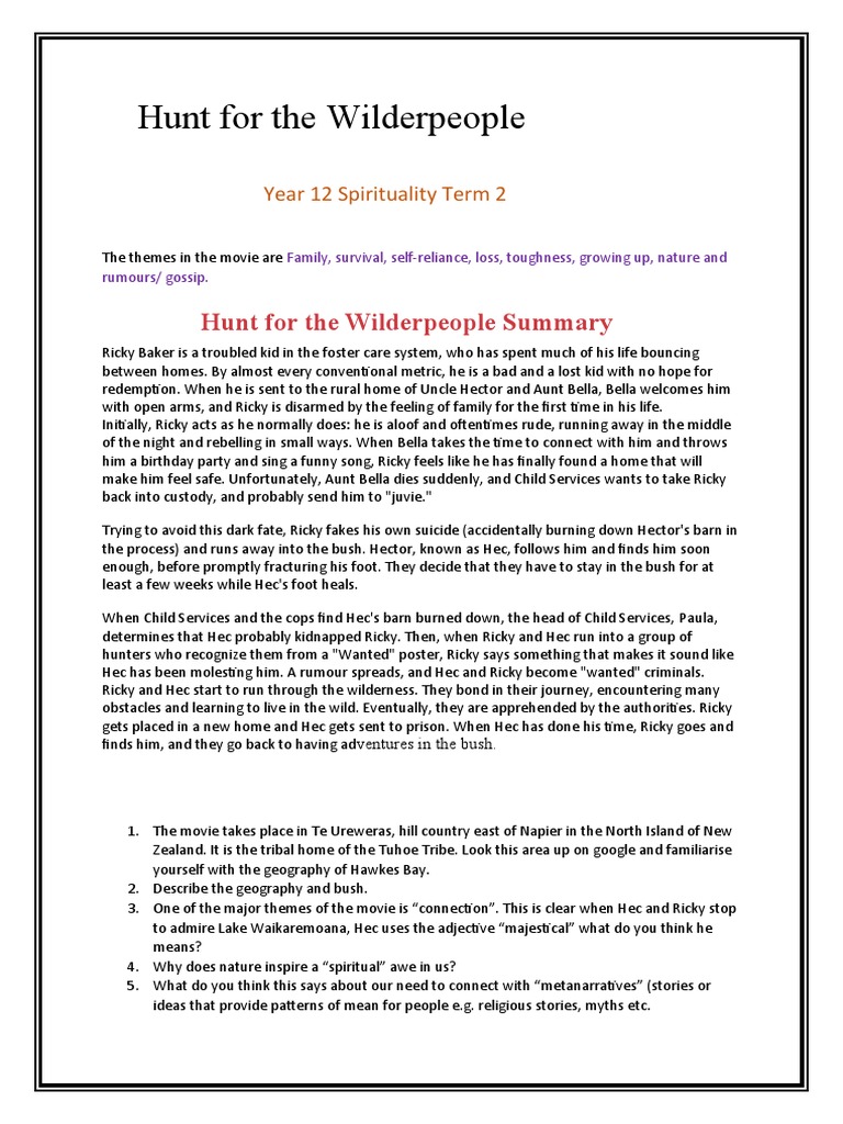 Hunt For The Wilderpeople PDF Hope