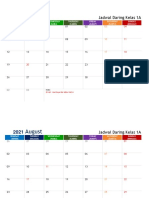Academic Calendar 2021