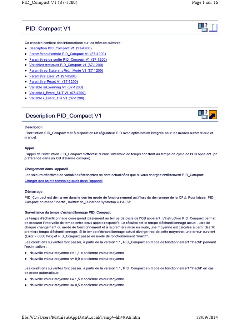 PID Compact V1 | PDF | Ordinateurs