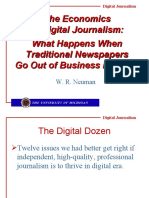 The Economics of Digital Journalism: What Happens When Traditional Newspapers Go Out of Business in 2039?