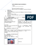 Detailed Lesson Plan in Science 6 Date