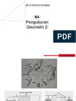 Metrologi Industri & Kontrol Kualitas Roda Gigi