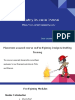 Fire and Safety Certification Training Chennai