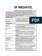 Brief Mediatel Cosumer - Specific CATI IN HOME