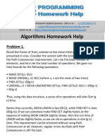 Algorithm Homework Help