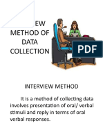 Interview Method of Data Collection