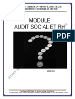 SUPPORT AUDIT SOCIAL IFACE Audit ET Controle de Gestion 201516