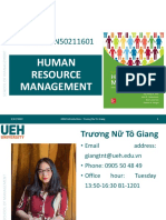 22D2MAN50211601: Human Resource Management