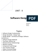 Unit - Ii: Software Design