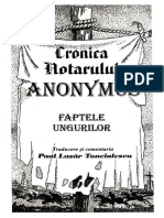 Anonymus - Faptele ungurilor
