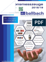 Ballbach Präzisionsmesszeuge Katalog 2018