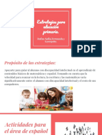 Estrategia para educación primaria 