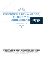 TRABAJO PRACTICO 2 ENFERMERIA EN EL CUIDADO DE LA MADRE EL NIÑO Y EL ADOLESCENTE