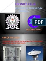 Electronics Club: National Institute of Technology Agartala