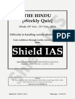 Shield IAS Weekly Quiz (15-21 November 2021) 