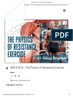 SHR # 2616 - The Physics of Resistance Exercise