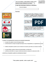 Ficha de Trabajo - Instituciones Que Nos Protegen Contra La Violencia