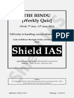 Shield IAS Weekly Quiz (07-13 JUNE 2021)