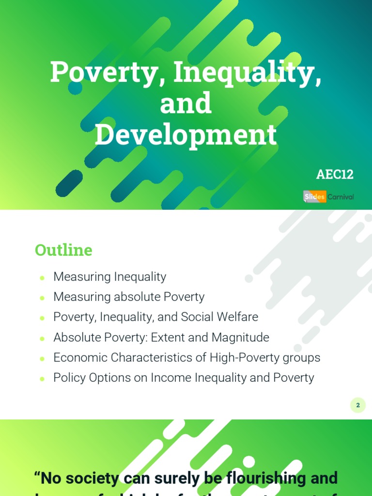 POVERTY INEQUALITY AND HUMAN DEVELOPMENT visual data 6