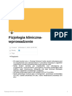 Fizjologia Kliniczna - Wprowadzenie