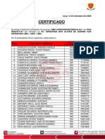 Certificado Capacitacion Evacuacion en Situaciones de Riesgo - SMC