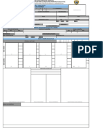 Planilla de reseña y verificación criminalística