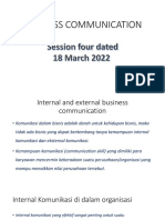 Session Four Business Communication PDF