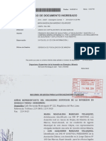 Osinergmin: Cargo de Documento Ingresado