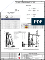 Lifting Plan Simulation Conveyor Galery: Sling Arrangement