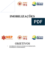 Técnicas de imobilização, rolamentos e pranchamento