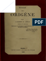 Joly. Etude Sur Origène. 1860.