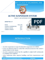 Active Suspension System: Shri Ramdeobaba College of Engineering and Management