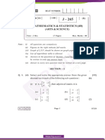 Maharashtra Board Class 12 Maths and Statistics February 2018 Previous Year Question Paper