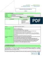 MICROBIOLOGIA ENDODONTICA Silabo