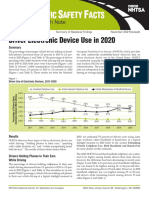 Driver Electronic Device Use in 2020