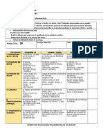 Pauta Correccion Elaboracion de Un Afiche 5° BÁsico