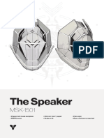 Papercraft-Mask SPEAKER