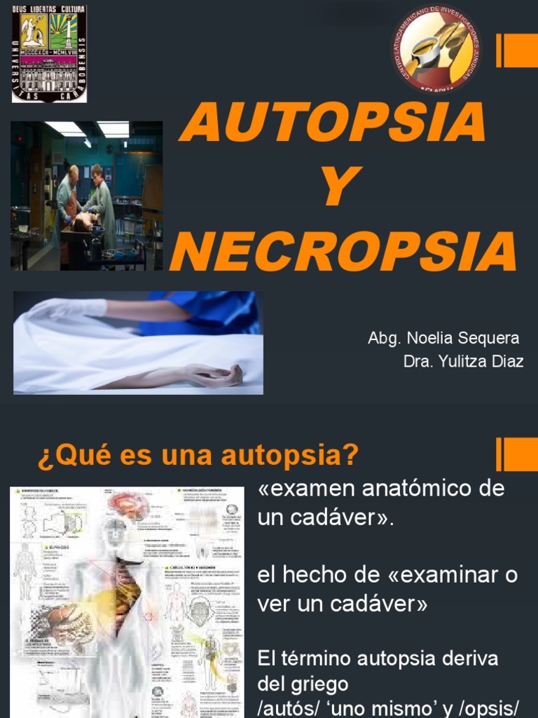 Autopsia y Necropsia: Procedimientos y Diferencias | PDF | Autopsia |  Jurisprudencia médica, image size:768x1024