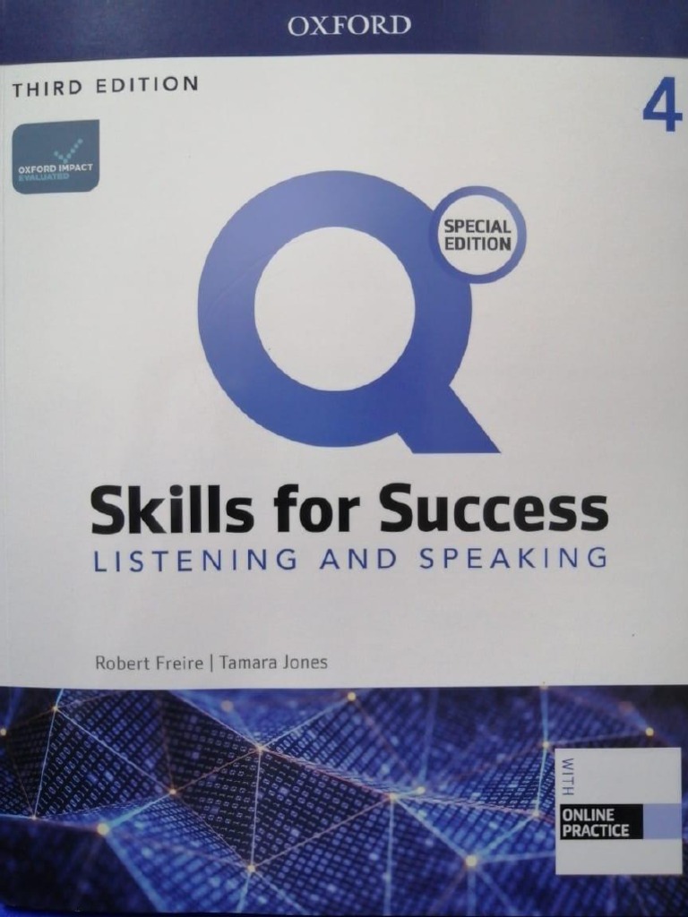 Listening and Speaking4 - Skills For Success - THIRD EDITION - SPECIAL ...