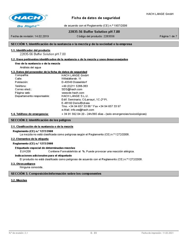 Buffer hach ph 7 descargar gratis pdf residuos toxicidad