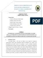 Análisis de colesterol, triglicéridos y transaminasas en paciente de 70 años