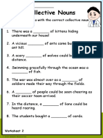 Grade 4 Collective Nouns Worksheet 2