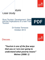 Slum Tourism Case Study 2014