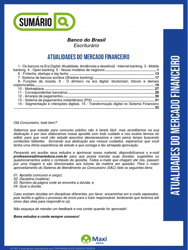04 Atualidades Do Mercado Financeiro | PDF | Finanças e Administração de  Capital | Tecnologia financeira