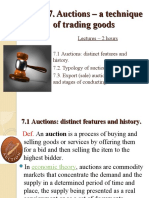 Topic 7. Auctions