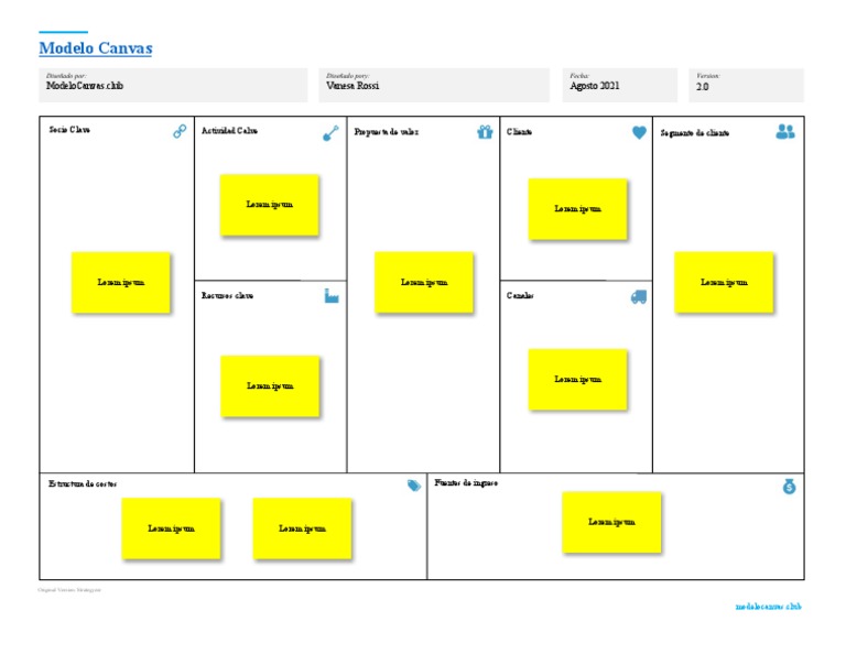 Plantilla Modelo Canvas Word 1 PDF