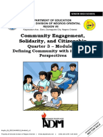 Community Engagement, Solidarity, and Citizenship: Quarter 3 - Module 2